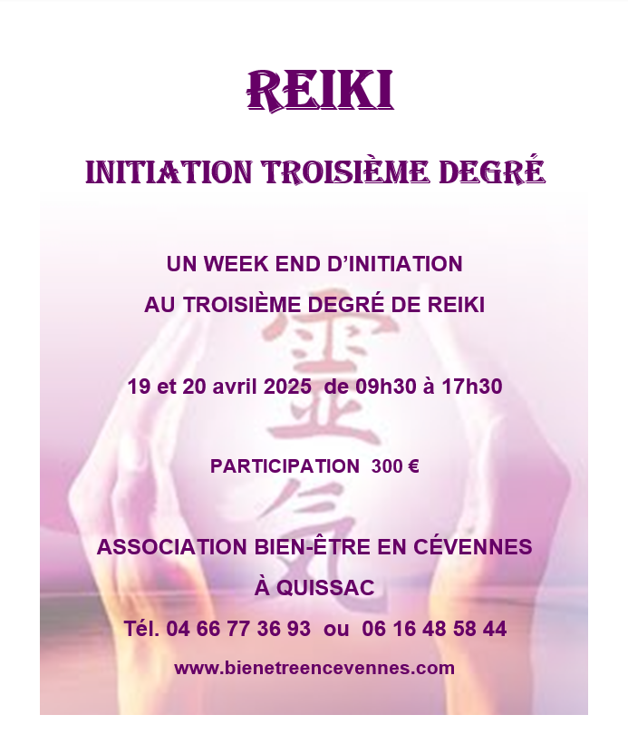 Affiche reiki 3 2 avril